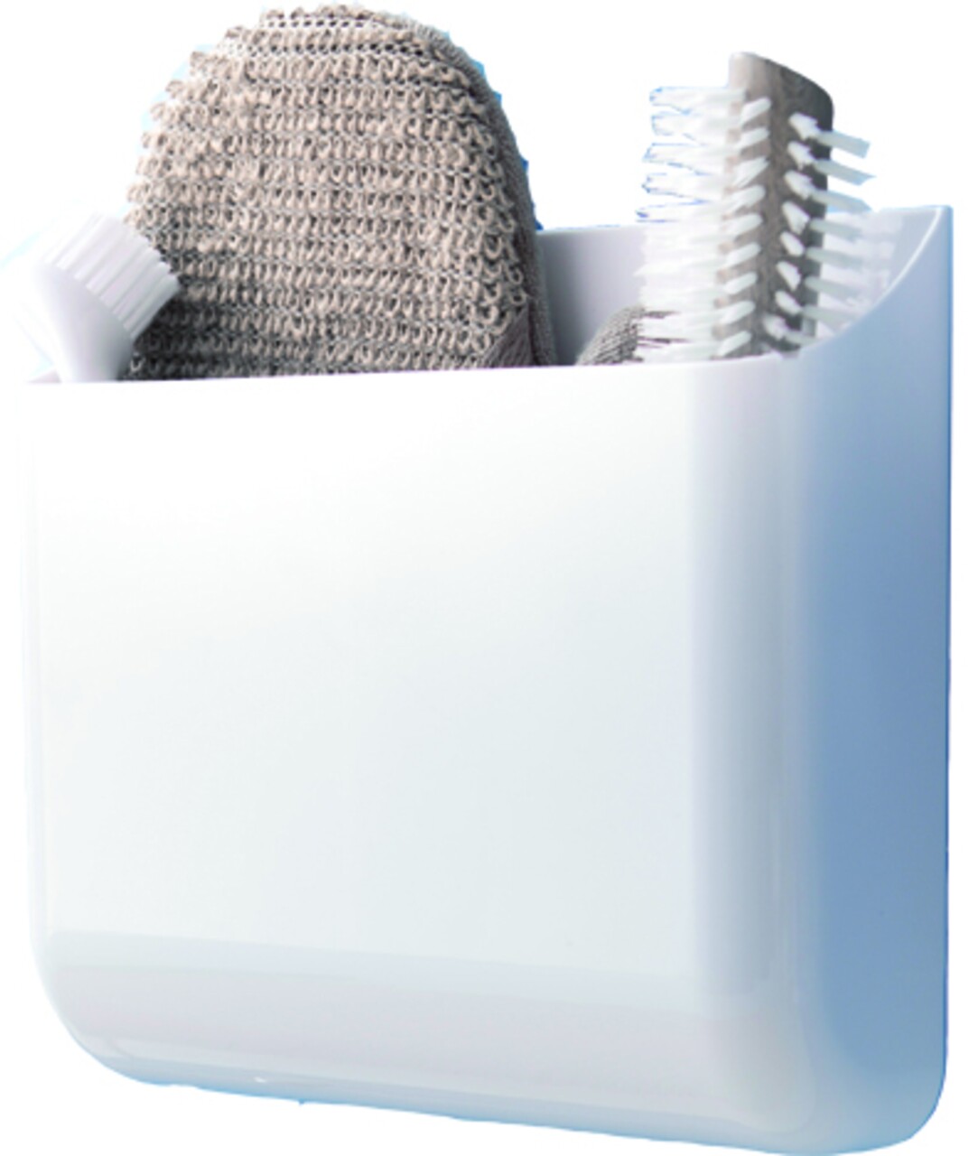 Suport de perete cu autoadeziv Hang It, Compactor, 23.2x6.7x19.6 cm, plastic, alb - imagine 3